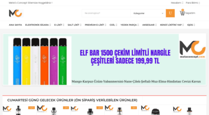 meteconcept.com - mete´s concept - türkiyenin en güvenilir e-sigara sitesi !