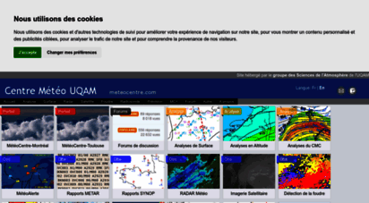 meteocentre.com - météocentre : centre météo uqam montréal  la météo en temps réel pour le québec, le canada, les états-unis et l´europe