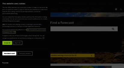 metoffice.gov.uk - weather and climate change - met office