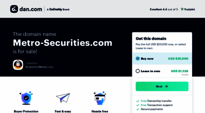 metro-securities.com - the domain name metro-securities.com is for sale