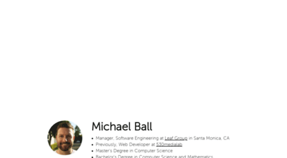 michaelball.me