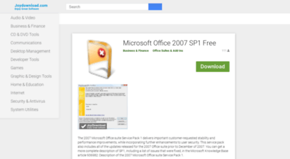 Welcome to  - Microsoft Office  2007 SP1 Free - Download Microsoft Office 2007 SP1 Free  in...