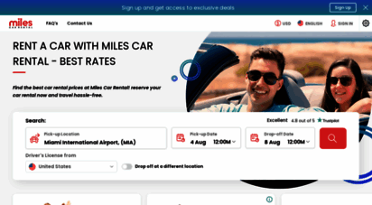 milescarrental.com