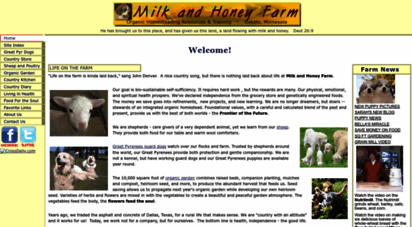 milkandhoneyfarm.com