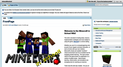 minecraftinschool.pbworks.com