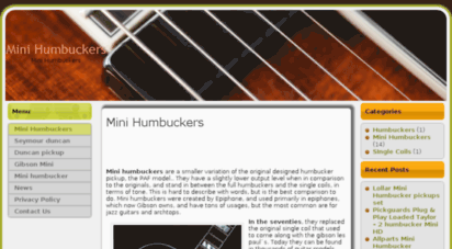 minihumbuckers.com