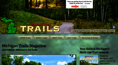 mitrails.org - michigan trails  michigan trails magazine, home page