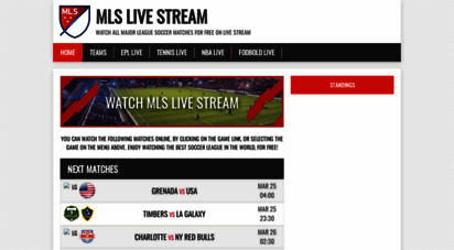 mls-streams.com - watch mls live streaming  major league soccer free live online  mls live stream