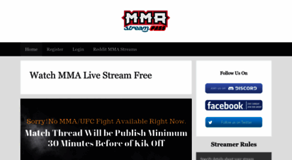 mmastreampass.com - mma stream pss - mma streams reddit - watch mma live stream