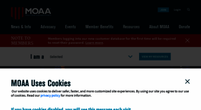 moaa.org - home page : moaa
