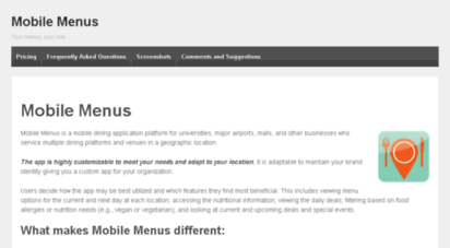 mobilemenusapp.com