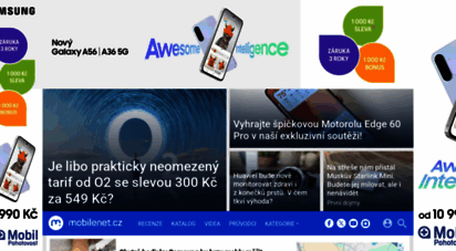 mobilenet.cz - mobilenet.cz - mobilní telefony, notebooky a technologie budoucnosti