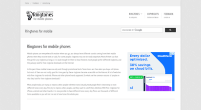 mobiringtones.net - ringtones for mobile phones download free