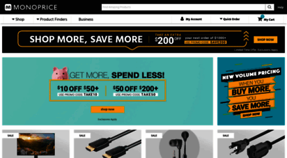 monoprice.com - hdmi cable, home theater accessories, hdmi products, cables, adapters, video/audio switch, networking, usb, firewire, printer toner, and more! - monoprice.com