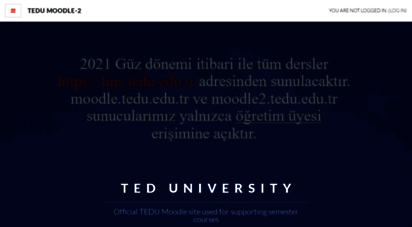 similar web sites like moodle2.tedu.edu.tr