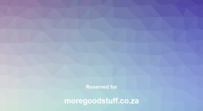 moregoodstuff.co.za