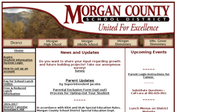 morgan.k12.ut.us - school websites  district websites  school apps  parental notifications
