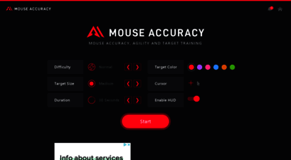 mouseaccuracy.com - mouse accuracy