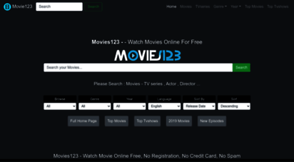 similar web sites like movie123.club