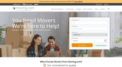 moving.com - movers - local & long distance moving services  moving.com