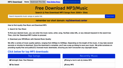 mp3download.center - free mp3 download online official, 2020  songs downloader