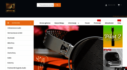 mp3store.pl - sklep audio » słuchawki, odtwarzacze, wzmacniacze » mp3store