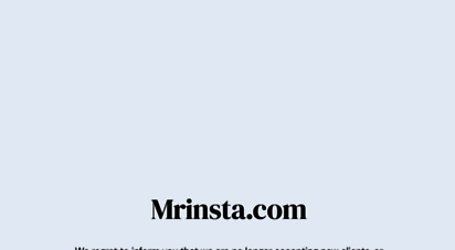 mrinsta.com - free instagram followers