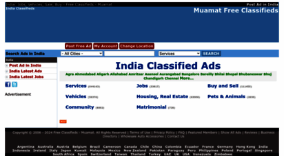 muamat.com - india: jobs, vehicles, sale, buy - free classifieds - muamat