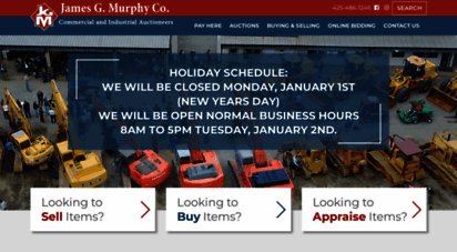 murphyauction.com - murphy auction – used equipment auctions and heavy equipment sales