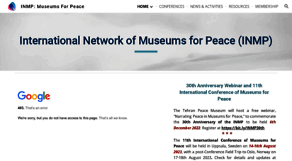 museumsforpeace.org