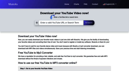 music4u.me - music4u  der schnellste youtube to mp3 converter im netz