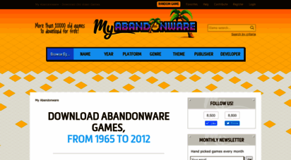 myabandonware.com - my abandonware - download old video games