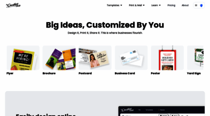 mycreativeshop.com - mycreativeshop: easily create brochures, flyers & more