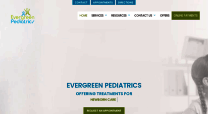 myevergreenpediatrics.com