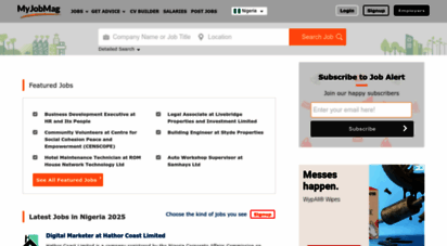 myjobmag.com - jobs in nigeria 2020 - latest job vacancies in nigeria  my jobmag