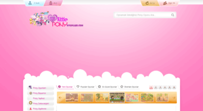 mylittleponyoyunlari.com - my little pony oyunları  pony oyunları oyna