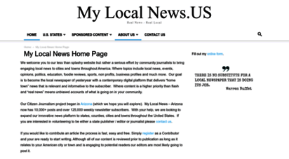 mylocalnews.us - my local news home
