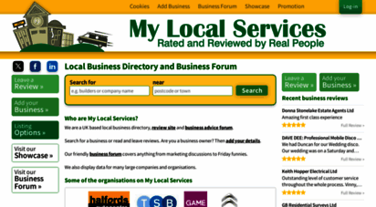 mylocalservices.co.uk - local business directory & business forum - my local services