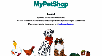 mypetshop.co.nz