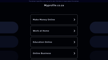 myprofile.co.za