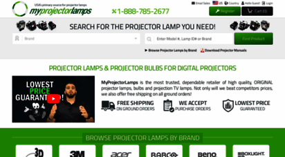 myprojectorlamps.com - projector lamps & projector bulbs - myprojectorlamps usa