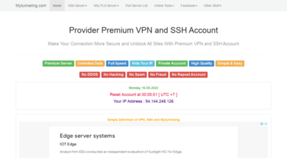 mytunneling.com - create your own premium vpn and ssh account  mytunneling.com