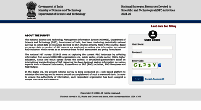nationalsandtsurvey.nstmis-dst.org