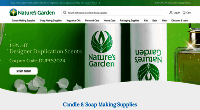 naturesgardencandles.com - 