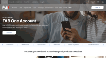 nbad.com - personal banking  first abu dhabi bank - uae