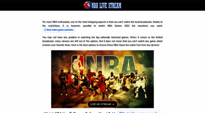 nbalive-stream.net - nba live stream - watch nba basketball online in hd quality