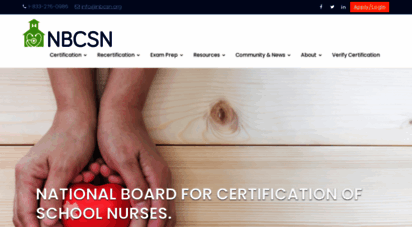 nbcsn.org - nbcsn - national board for certification of school nurses