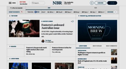nbr.co.nz - the national business review  the national business review online is new zealand´s authority in breaking business news and anlysis.