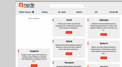 nedir.com - nedir.com - bilgi ve başvuru kaynağı