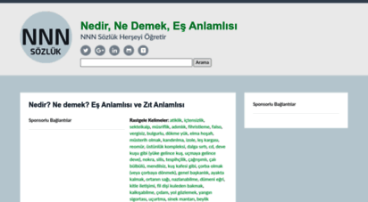 similar web sites like nedirnedemek.net